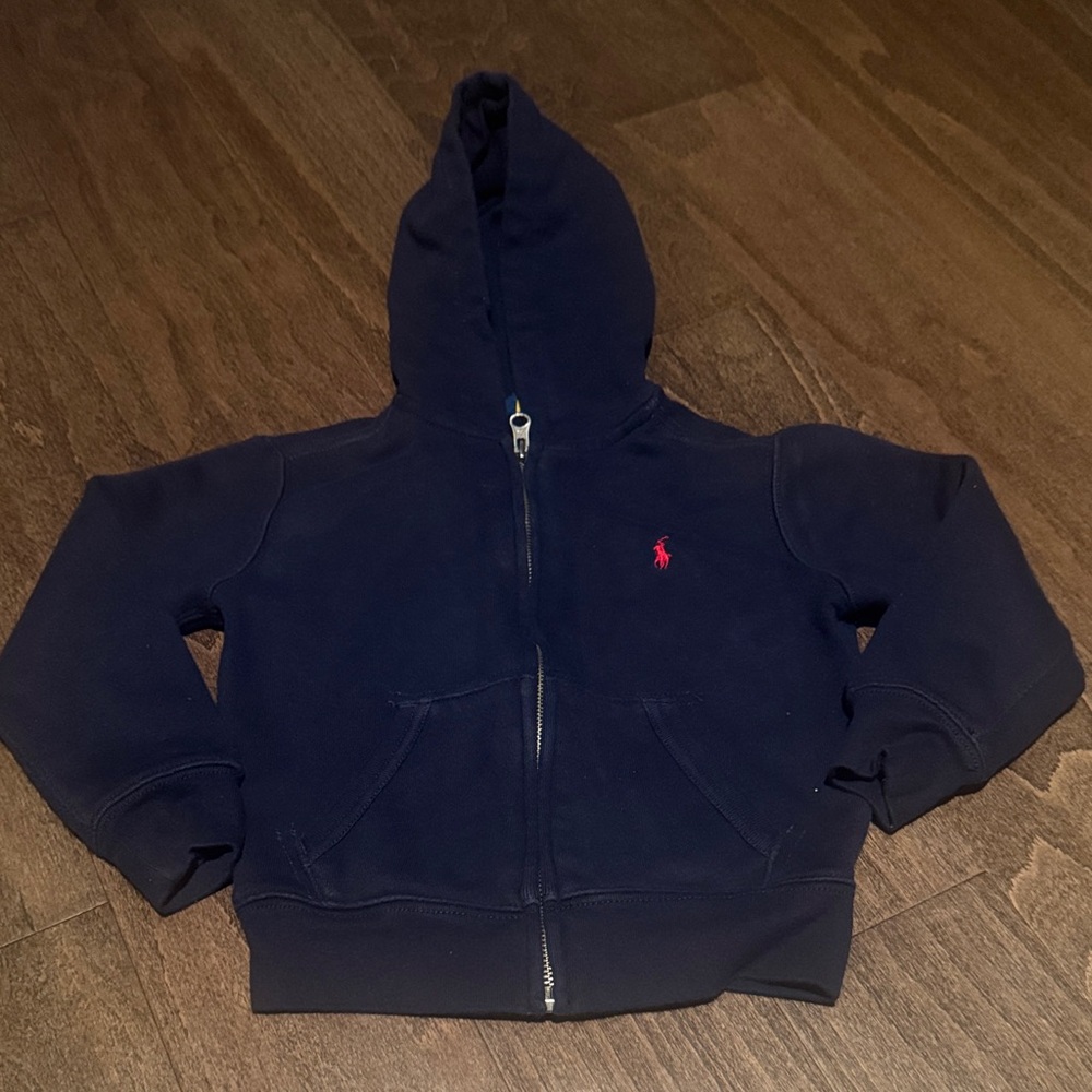 Polo by Ralph Lauren Dark Blue Kids Hoodie-Size 4